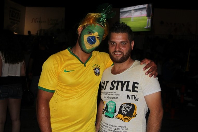 Brazil VS Cameroon at Beirut Fan Park